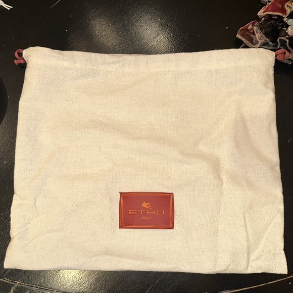 NWOT Etro Round Fluo Paisley Drawstring Bucket Bag - Picture 10 of 12